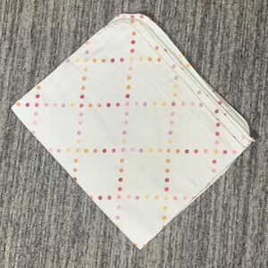 Lot of 4 Handmade‎ Baby Boys Girls Burp Cloths White Polka Dot Cotton Gift New